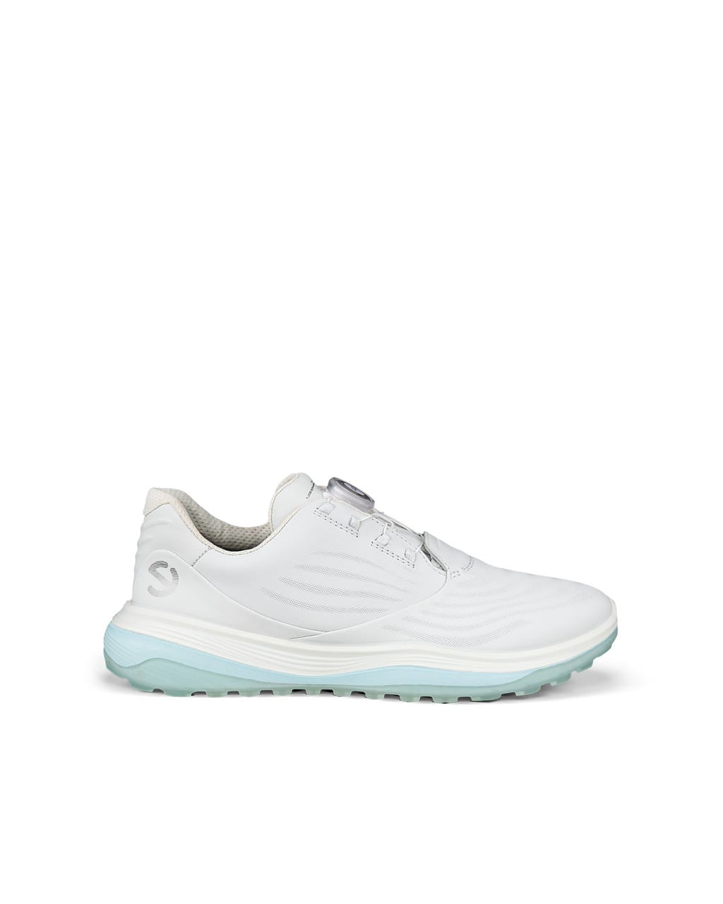 ECCO Golf Lt1 Boa in white on a white background