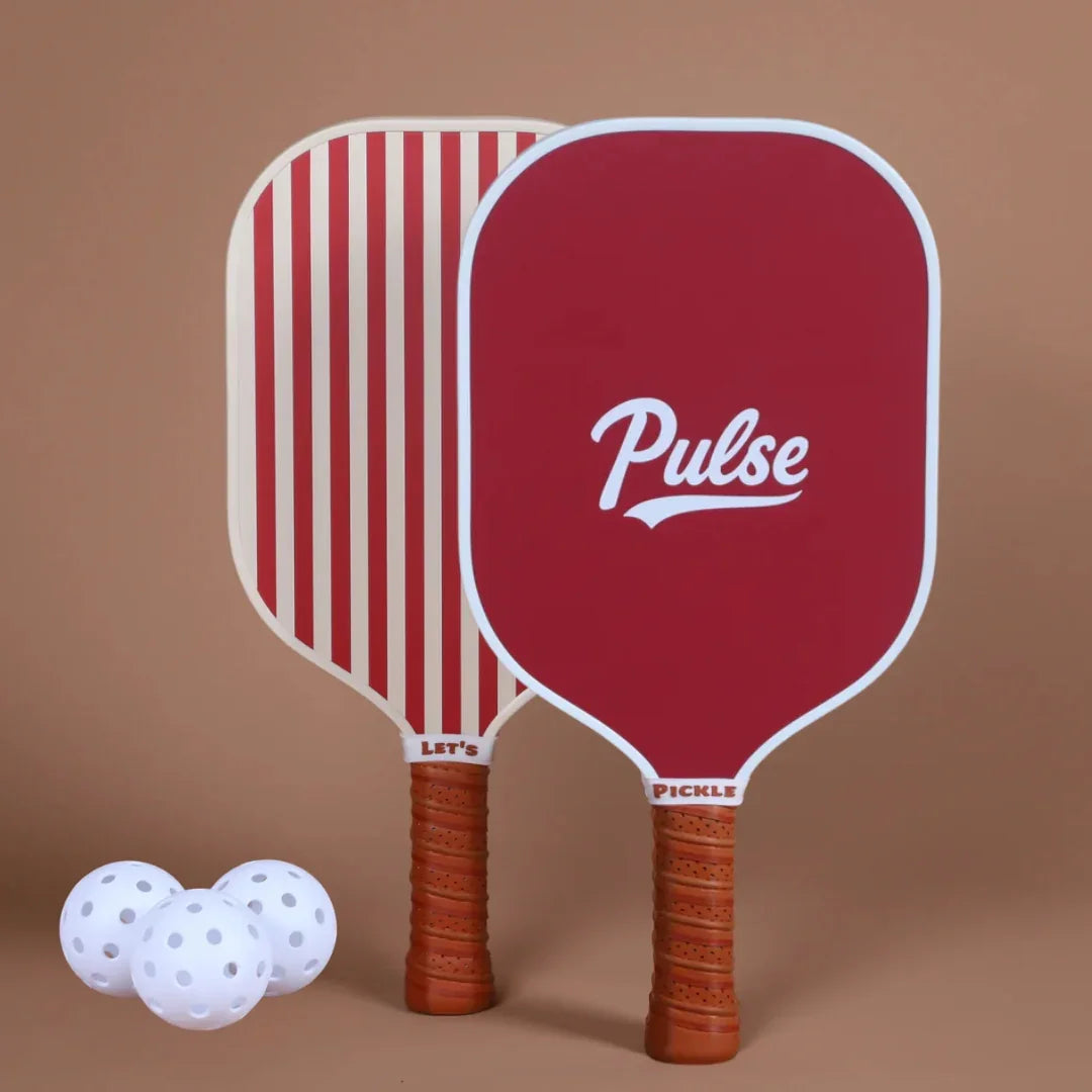 Pulse Pickleball Cherry Duo Set on a white background