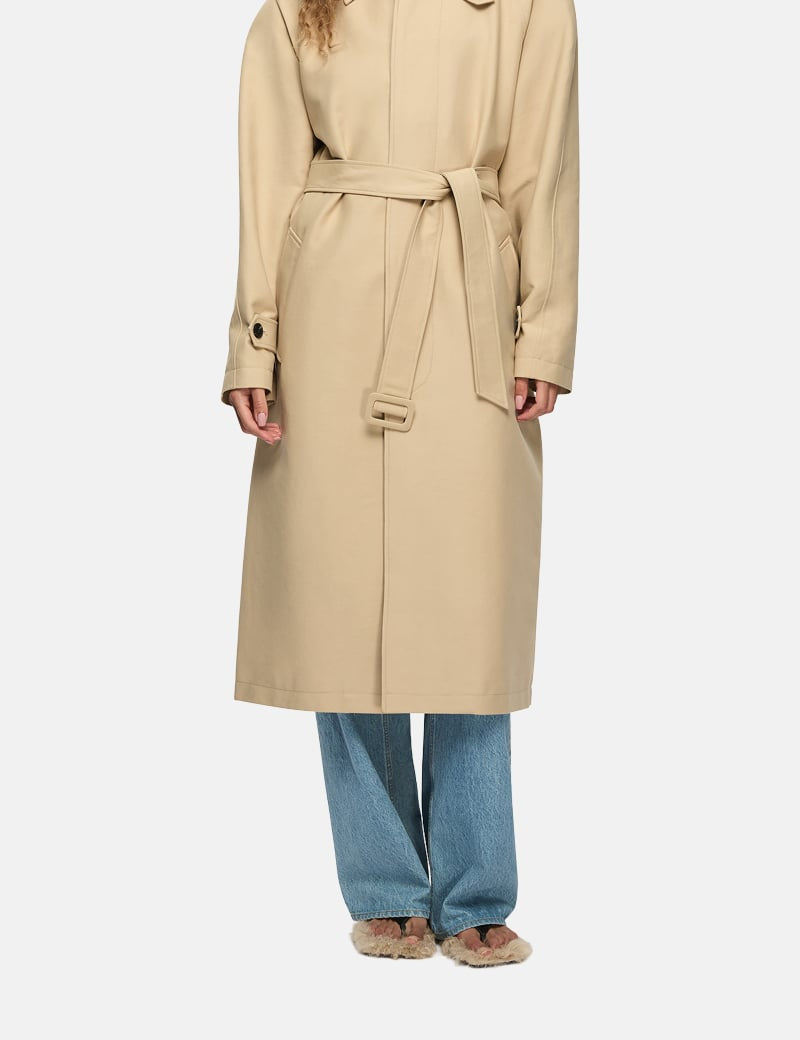 Model wearing Blanca Aurora Trench