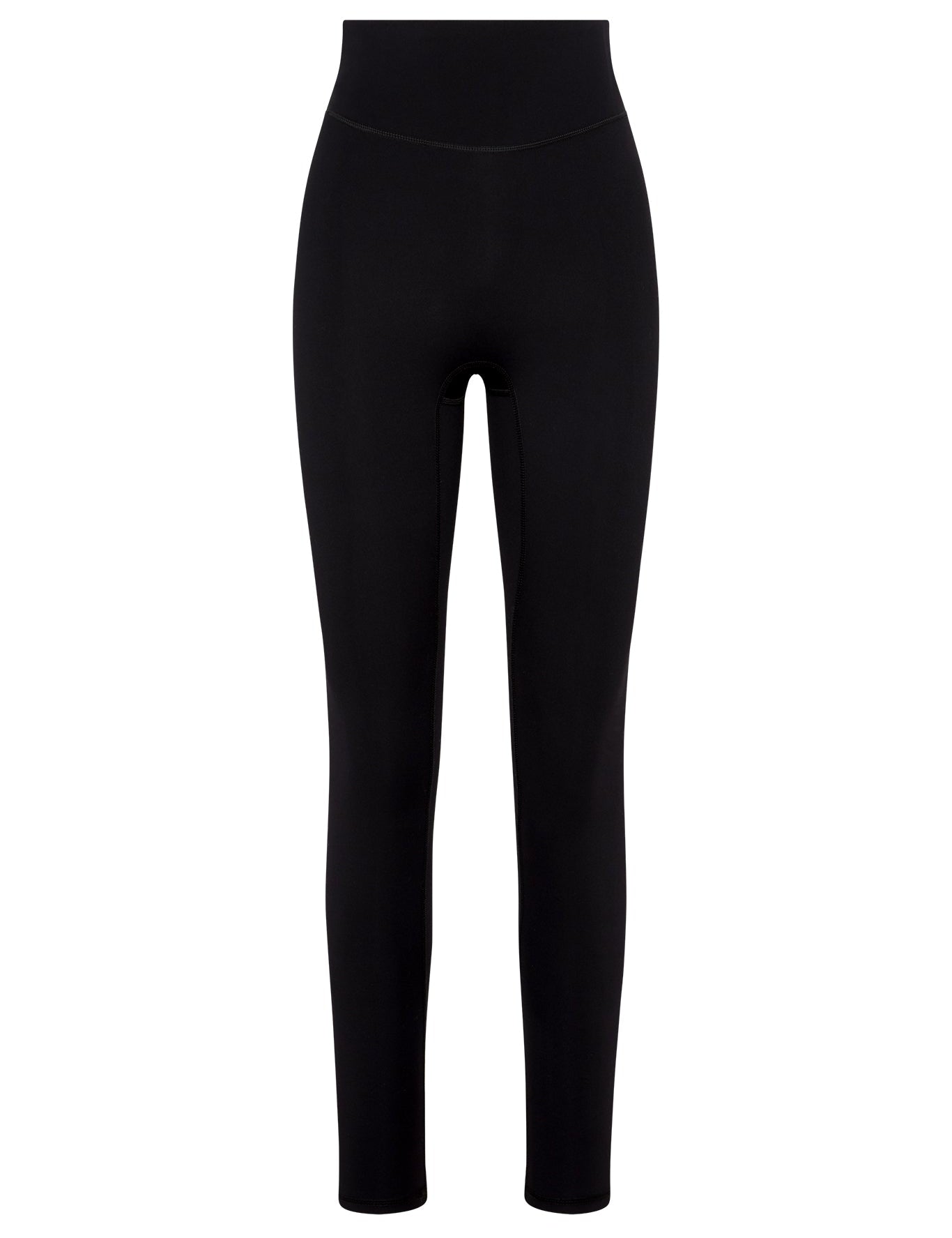 Black leggings on a white background
