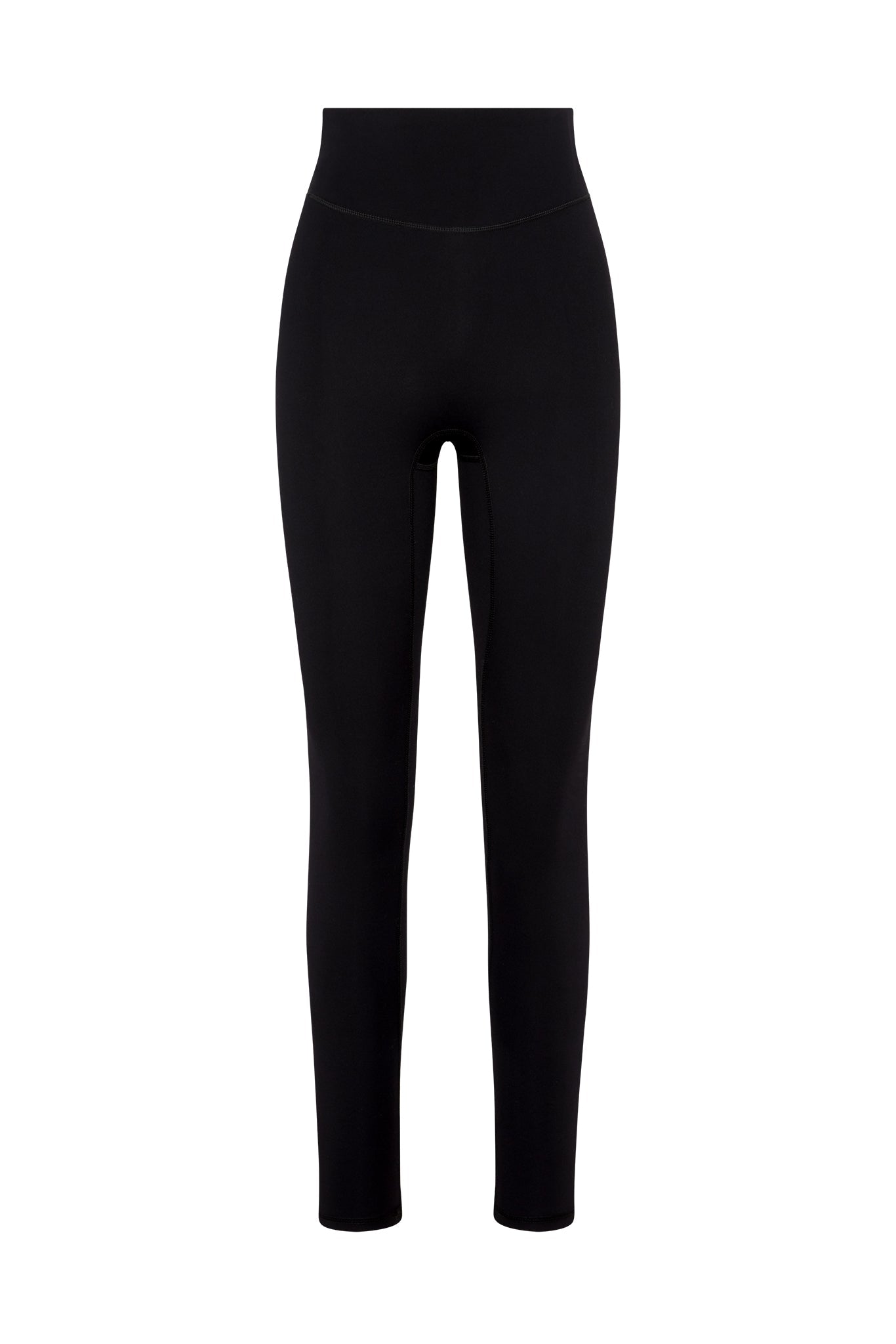 Black leggings on a white background