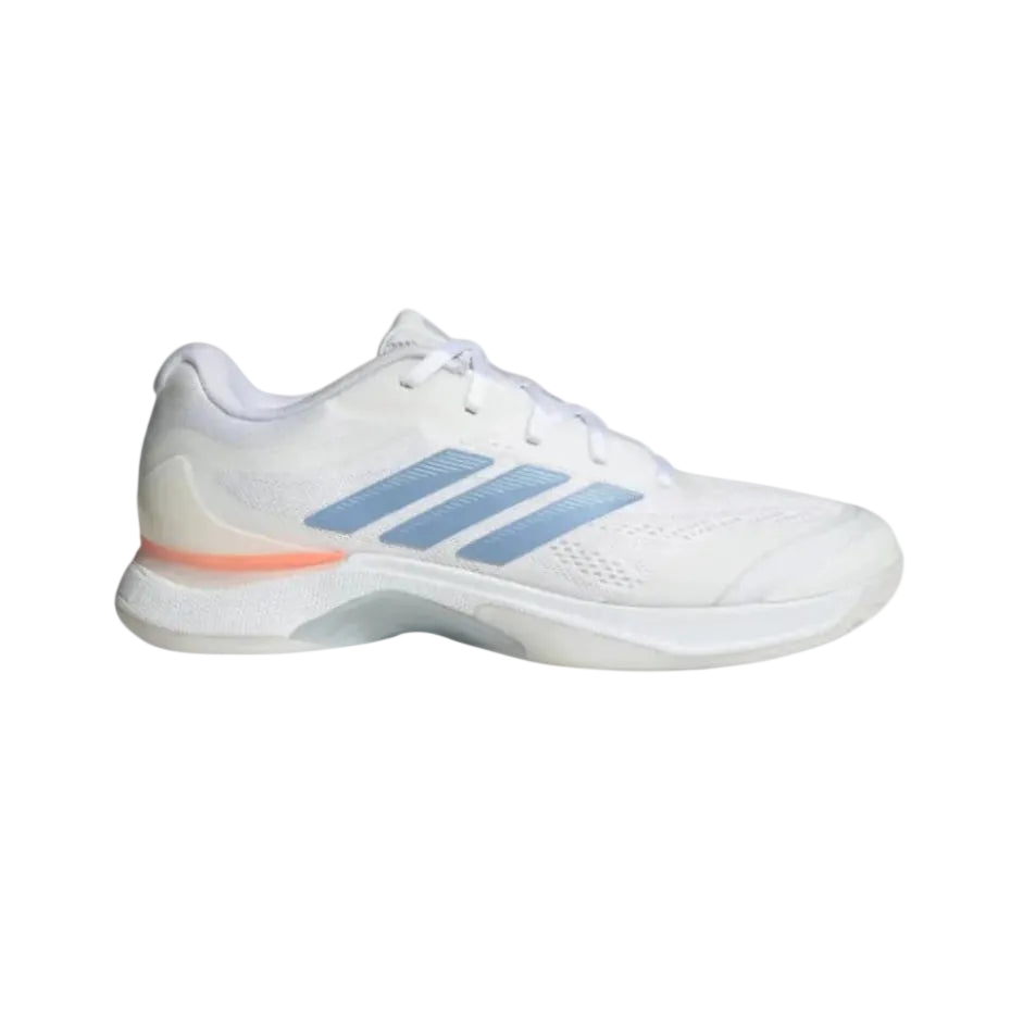 adidas Avacourt 3 Clay Tennis Shoes in black on a white background