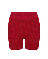 Houndstooth Wool Mini Short