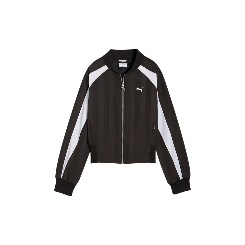 Model wearing Puma Archive Oversized Jacket