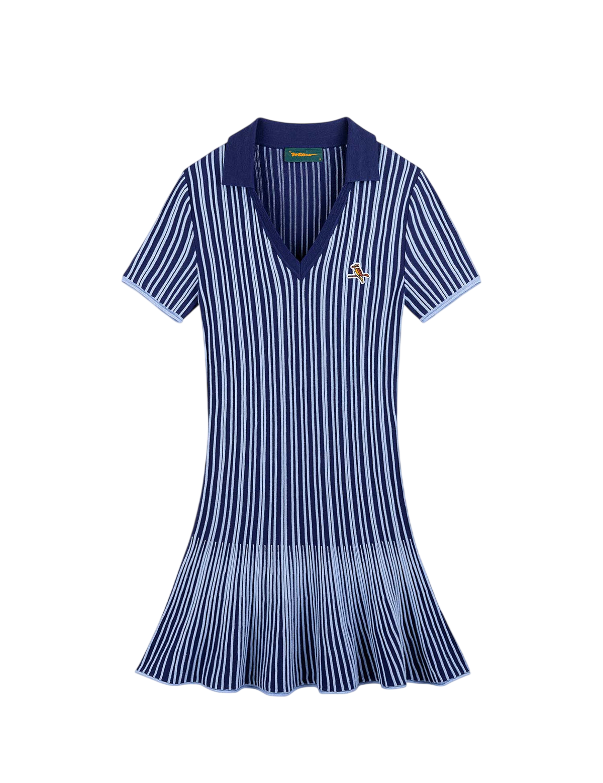 Model wearing Walker Golf Things Riviera Dress in Navy