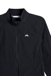 Model wearing J.Lindeberg Thorine Wind Packable Jacket