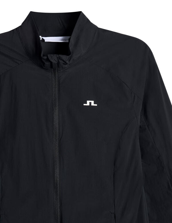 Model wearing J.Lindeberg Thorine Wind Packable Jacket