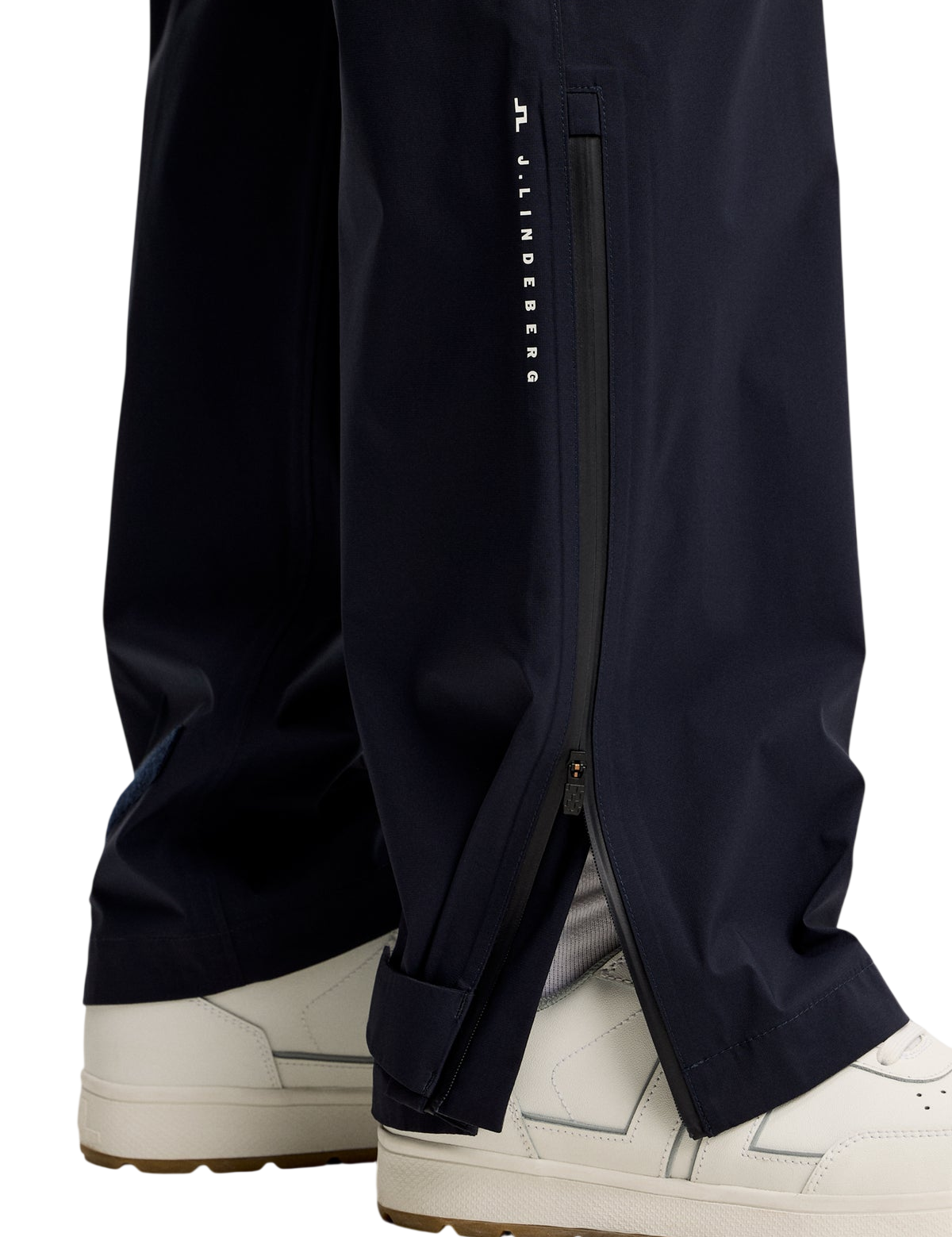 Model wearing J.Lindeberg Bryn Rain Pants