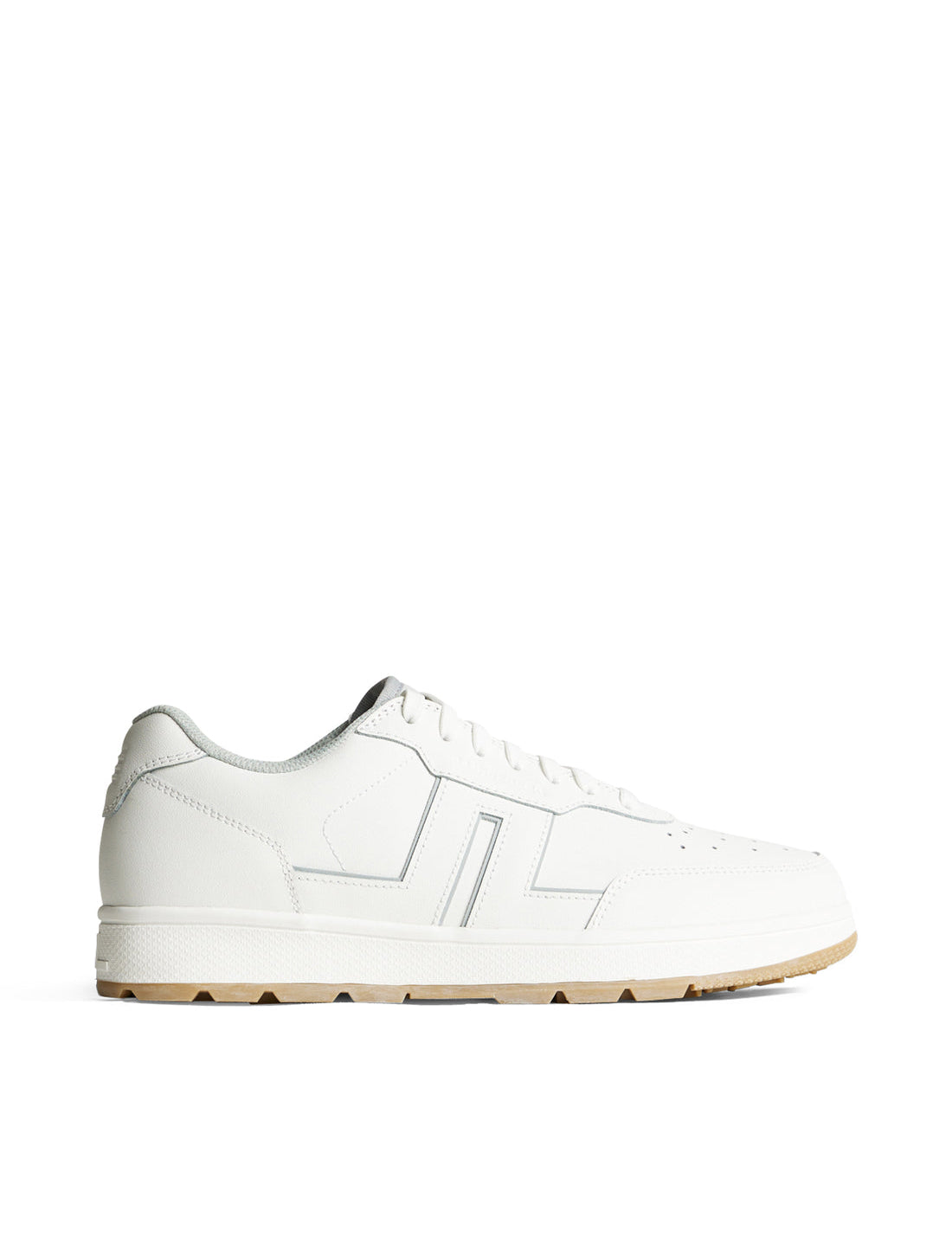 J.Lindeberg Ace Low-Top Golf Sneaker W in white on a white background
