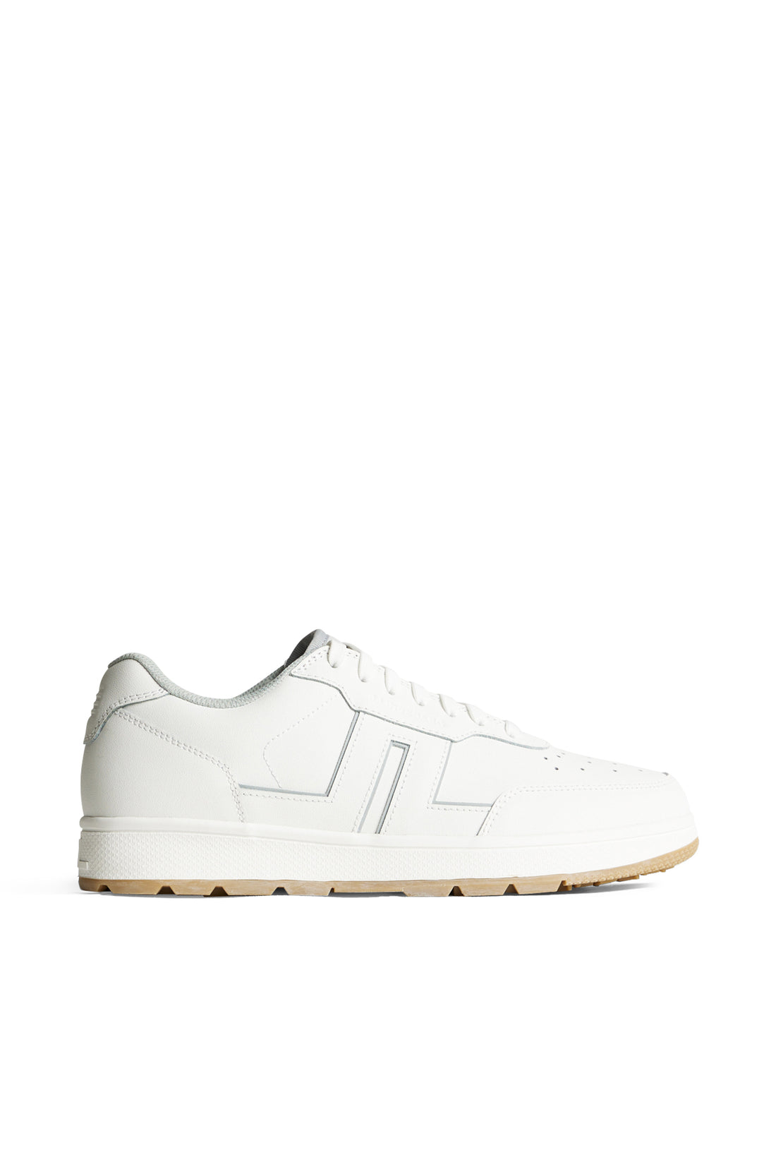 J.Lindeberg Ace Low-Top Golf Sneaker W in white on a white background