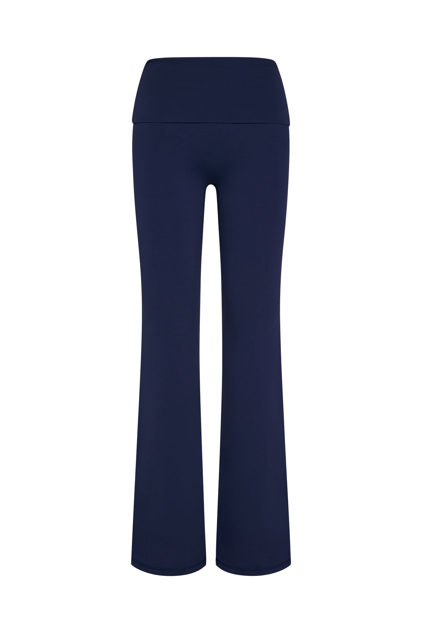 Navy blue pants on a white background