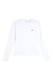 Model wearing J.Lindeberg Ada Long Sleeve T-Shirt