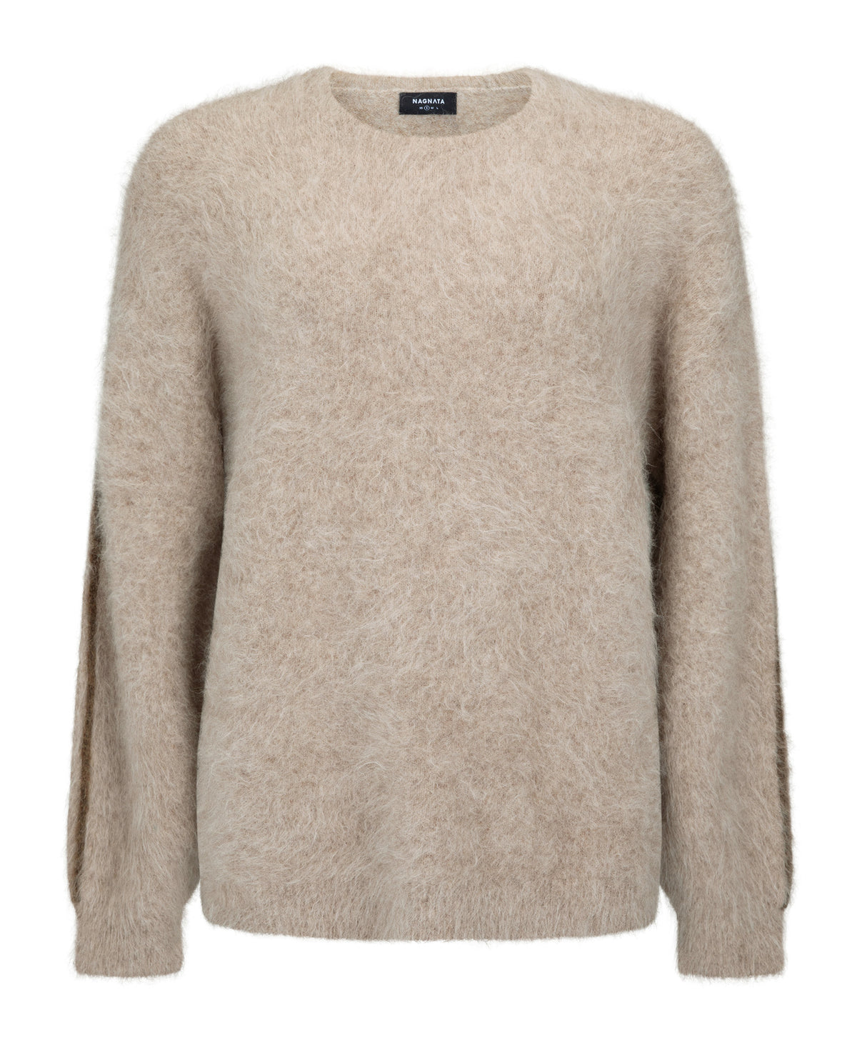 Nagnata Brushed Alpaca Sweater in alpine on a white background