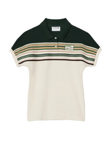 French Made Slim Fit Striped Polo Shirt