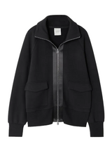 Roxbury Satin-Trimmed DoubleSoft Zip-Up Sweatshirt