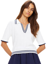 Archie Collared Knit Polo