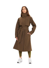 James Hooded Trench Coat