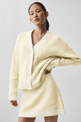 Tennis Club Sweater Knit Cardigan