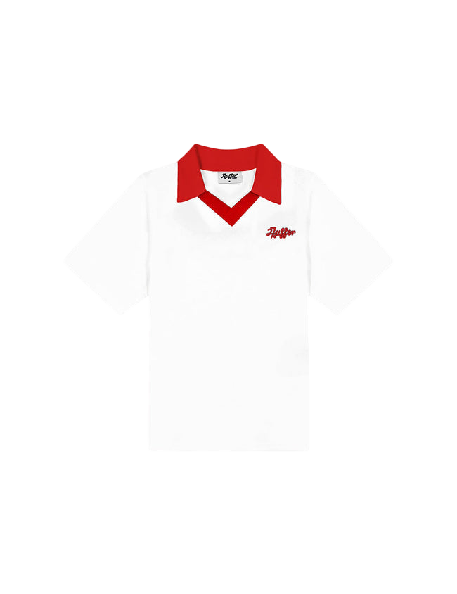 Tech Birdie SS Polo Flag Red | Love Birdie