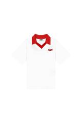 Tech Birdie SS Polo Flag Red