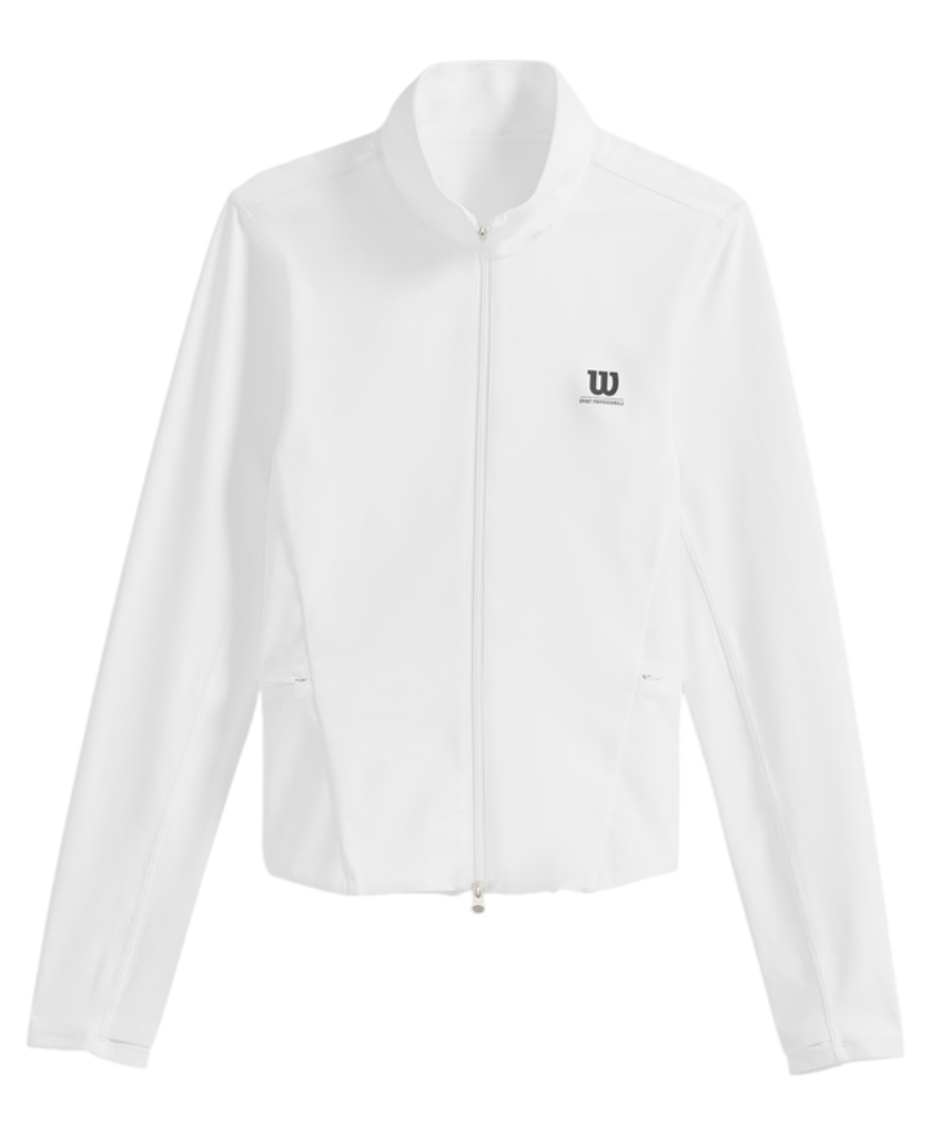 Wilson Court Full Zip Jacket on a white background