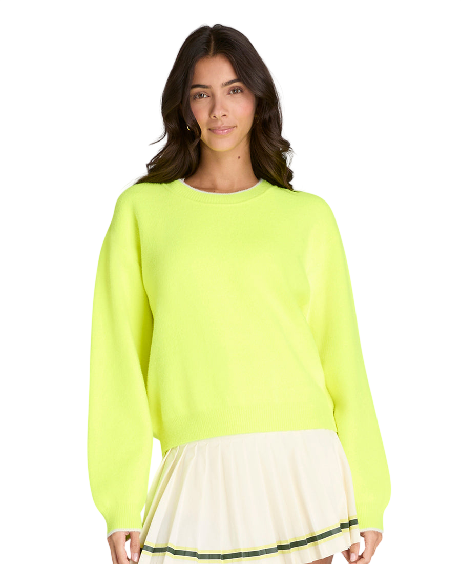 Wilson Ace Knit Plush Sweater on a white background