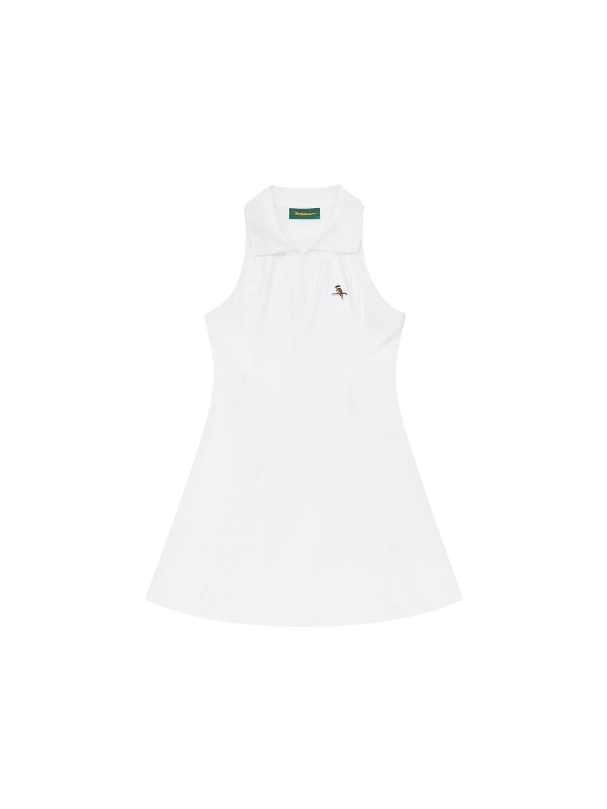 Model wearing Walker Golf Things Fairway Dress in White