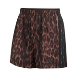 Workout Essentials Leopard Woven Shorts
