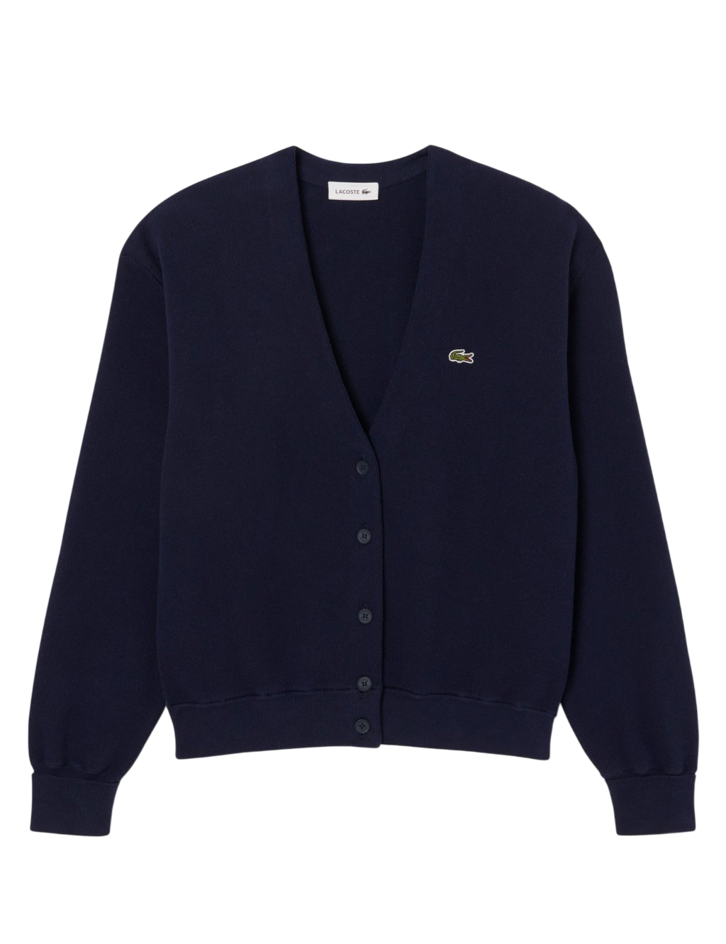 Lacoste Core Essentials Moss Stitch Knit on a white background