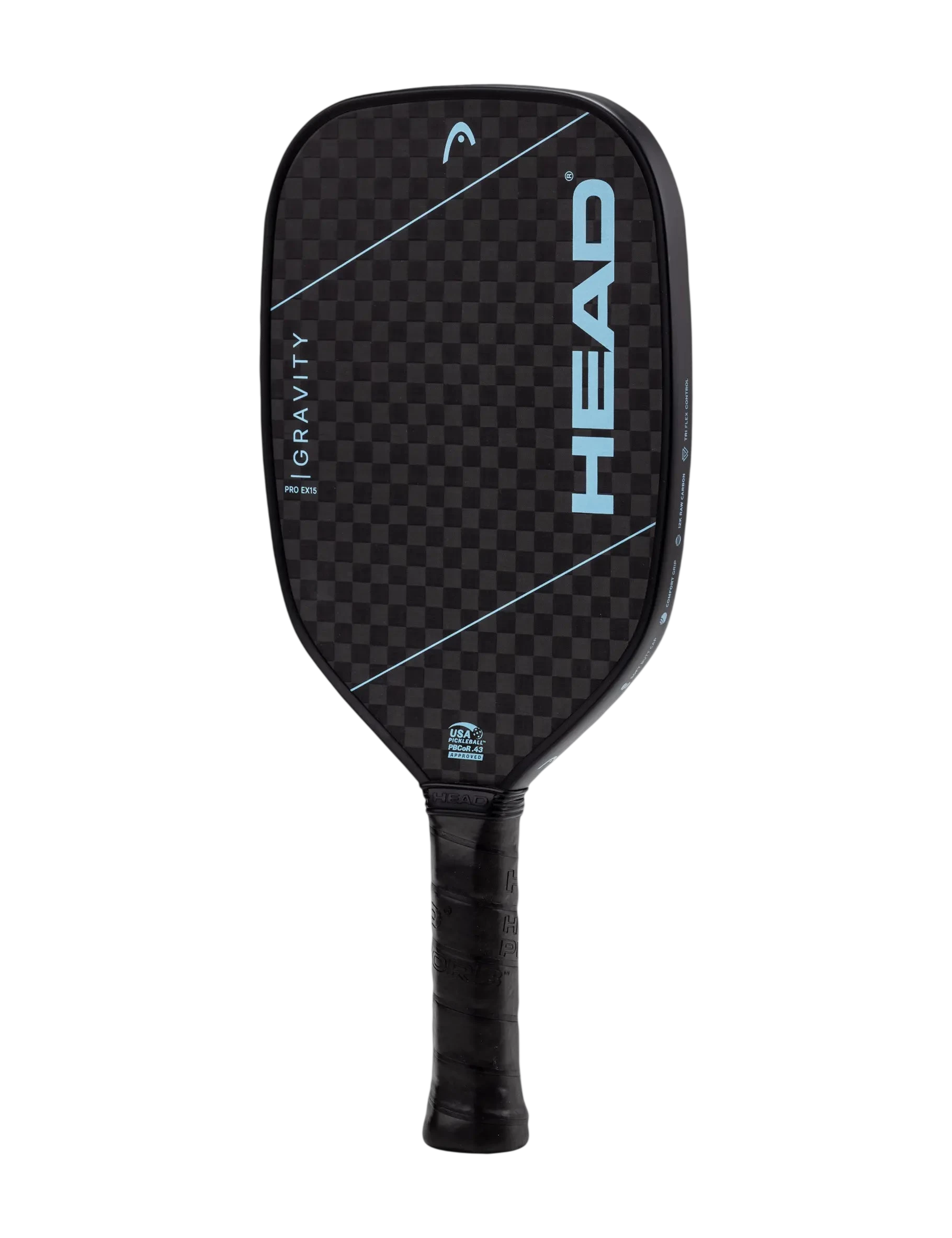 Gravity Tour EX Pickleball Paddle, front view on white background