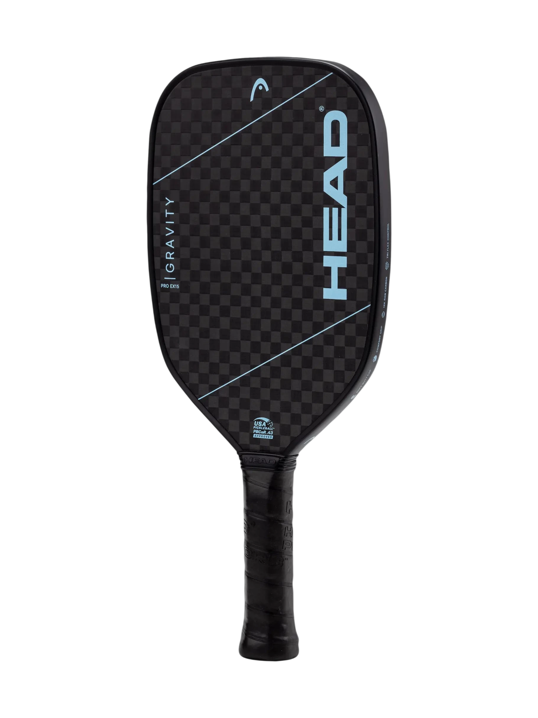 Gravity Tour EX Pickleball Paddle, front view on white background