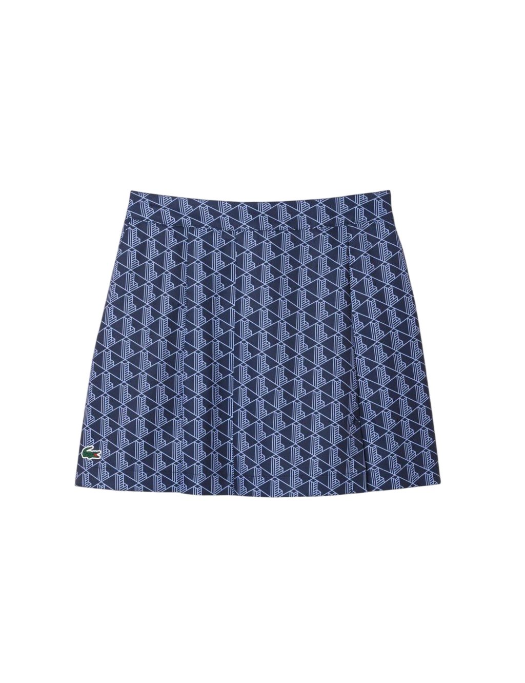 Lacoste Golf Printed Twill Skirt on a white background