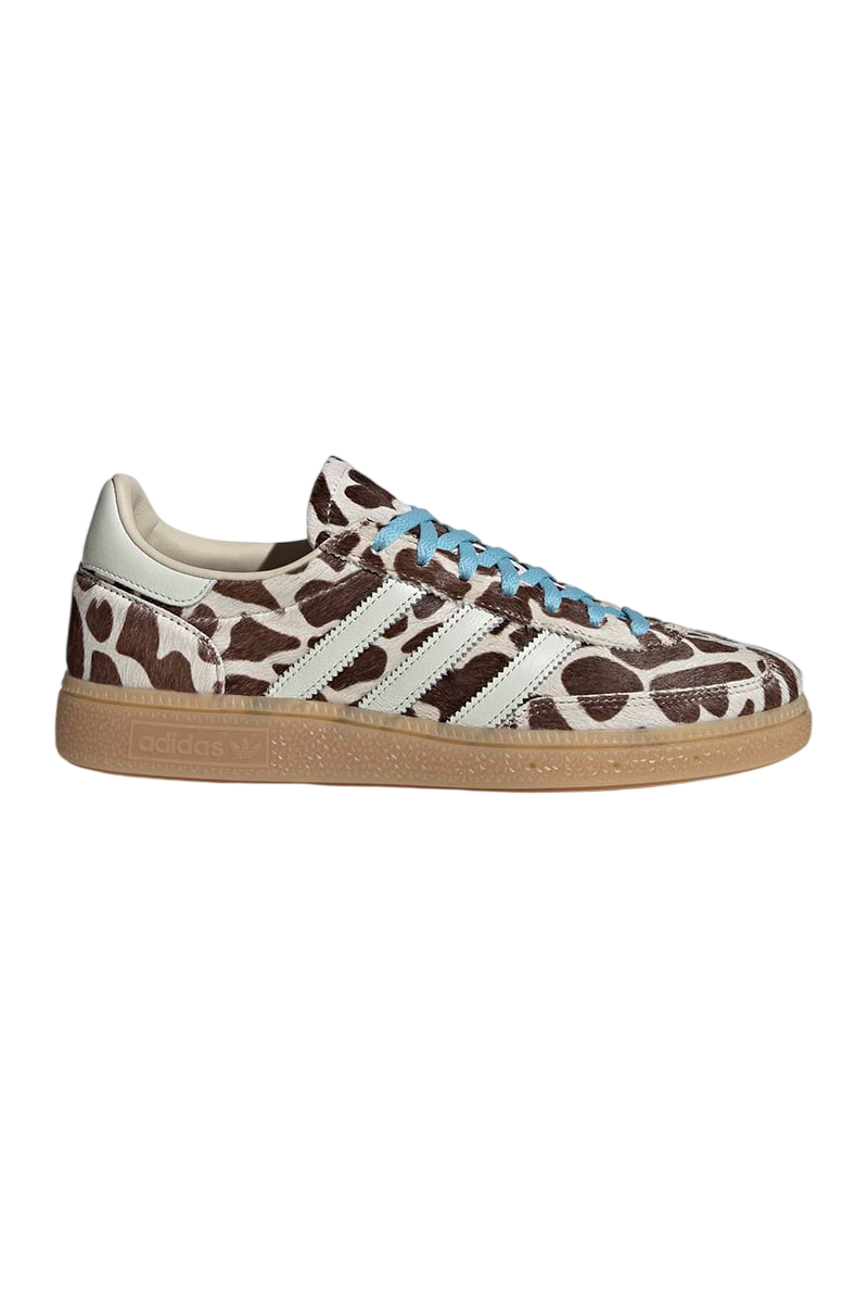 adidas Handball Spezial in brown on a white background