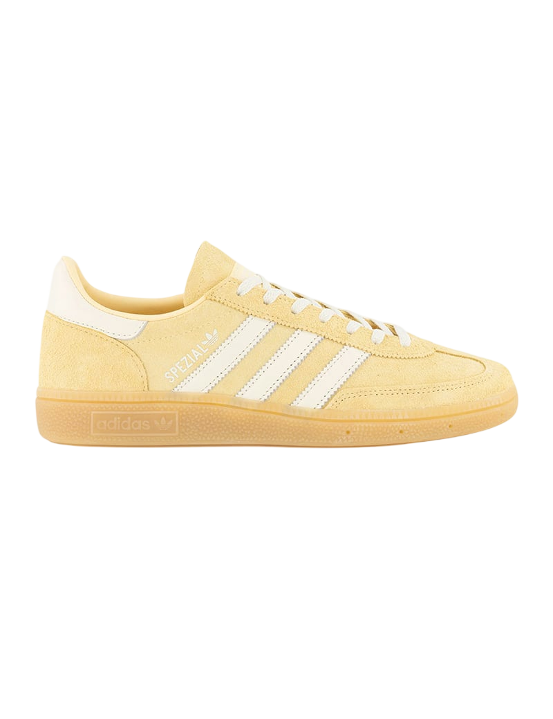 adidas Handball Spezial in yellow on a white background