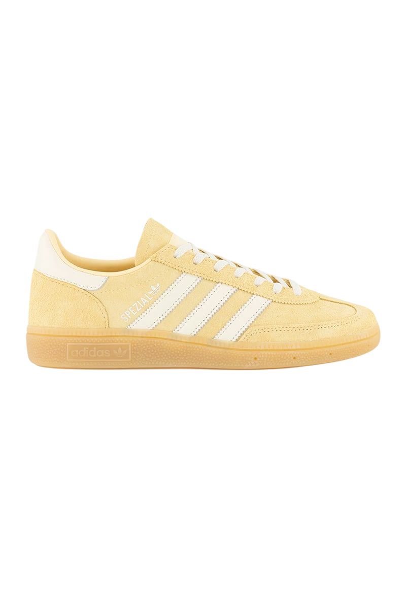 adidas Handball Spezial in yellow on a white background