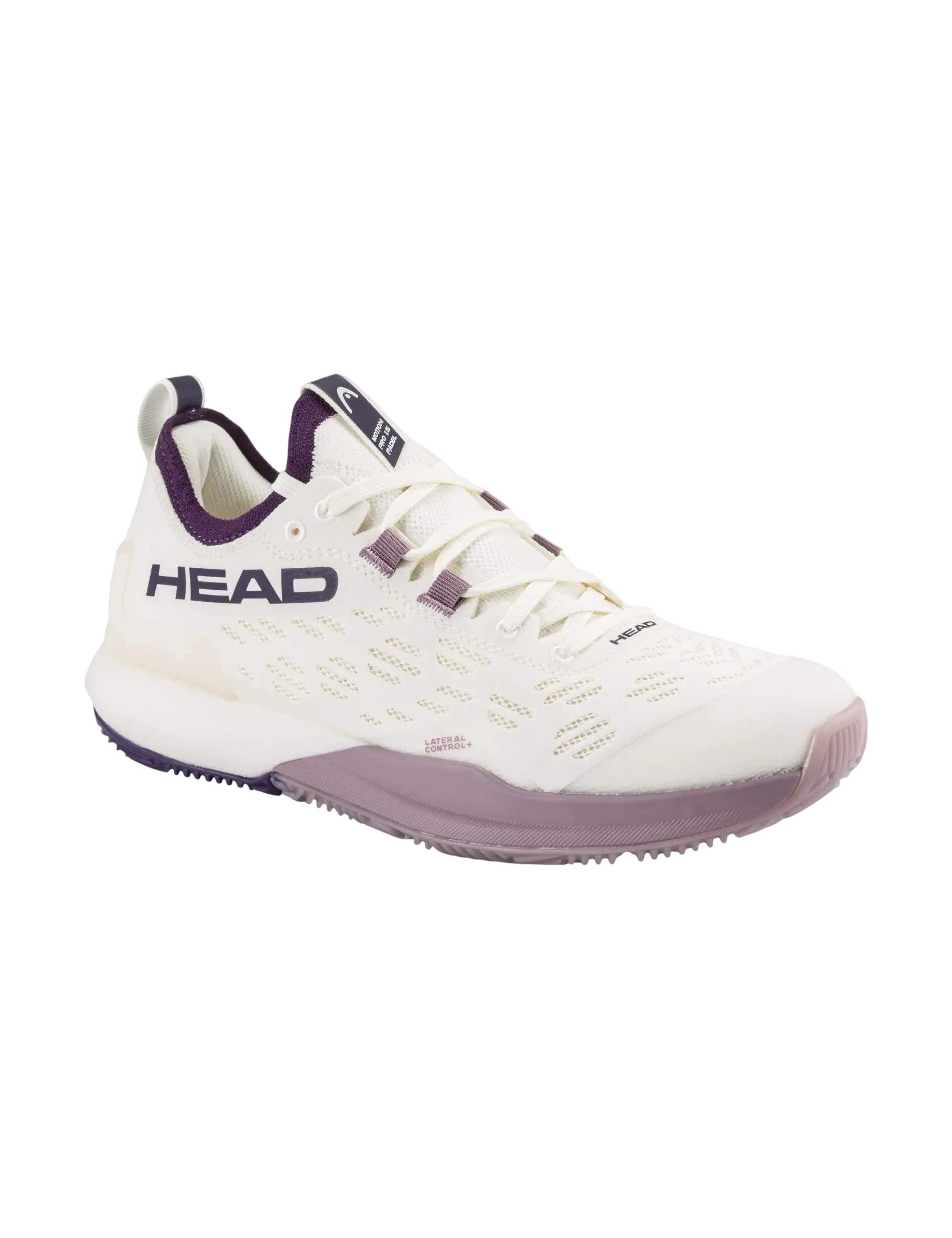 Coral White Pink And Navy motion pro 1.5 padel shoes tennis shoe, front view on white background