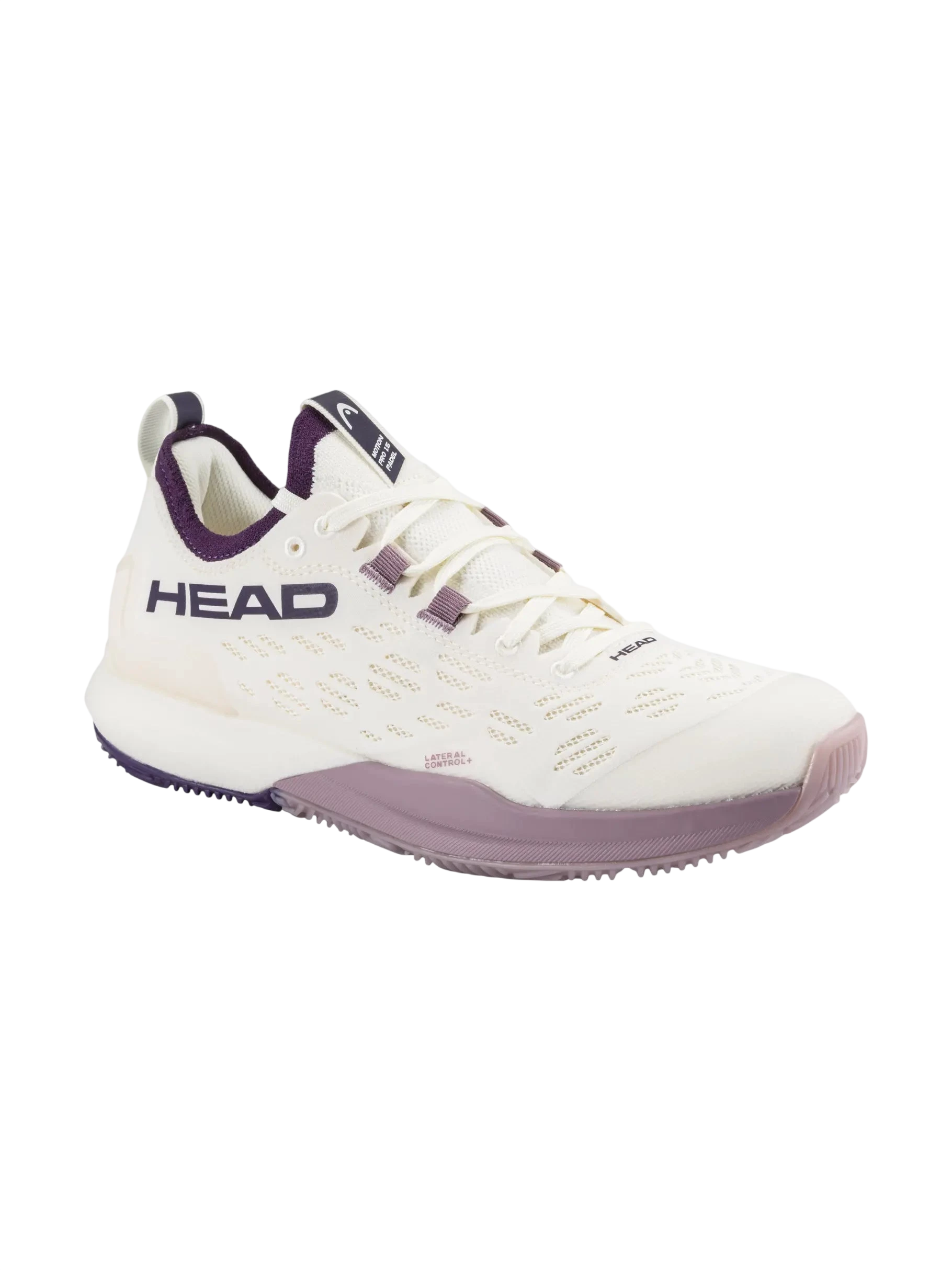 Coral White Pink And Navy motion pro 1.5 padel shoes tennis shoe, front view on white background