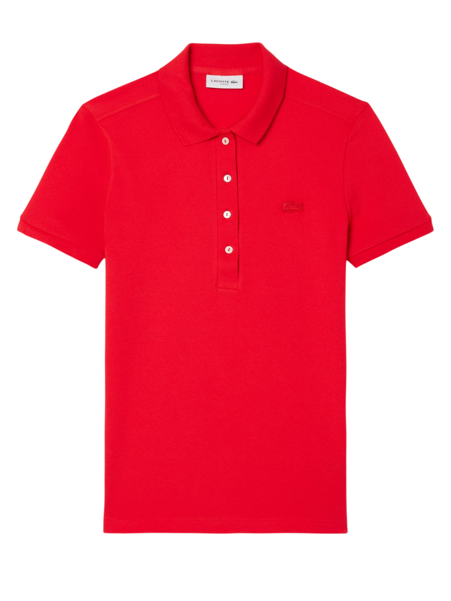 Lacoste Classic 4-Button Slim Fit Polo on a white background