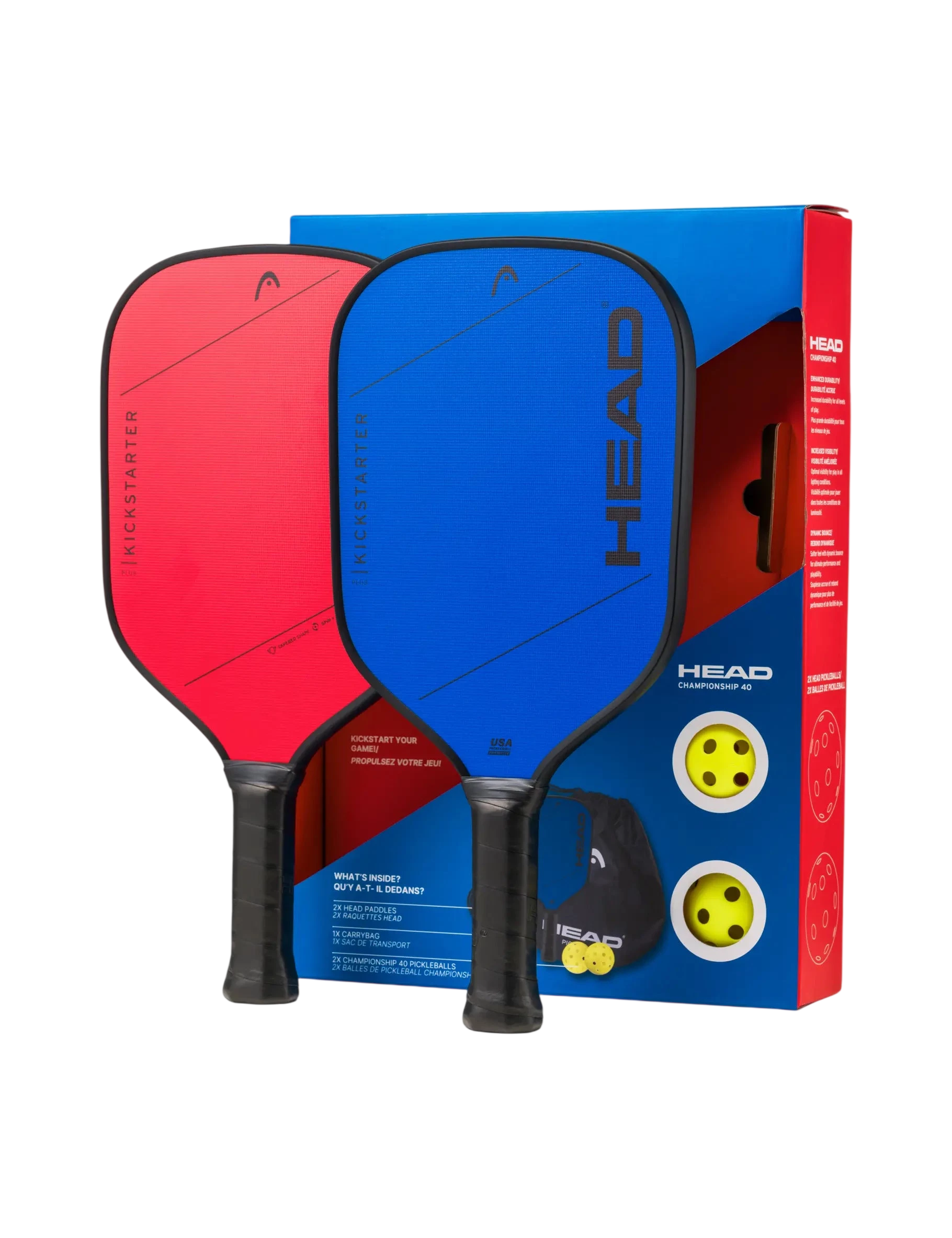Pickleball Pack - Kickstarter, front view on white background