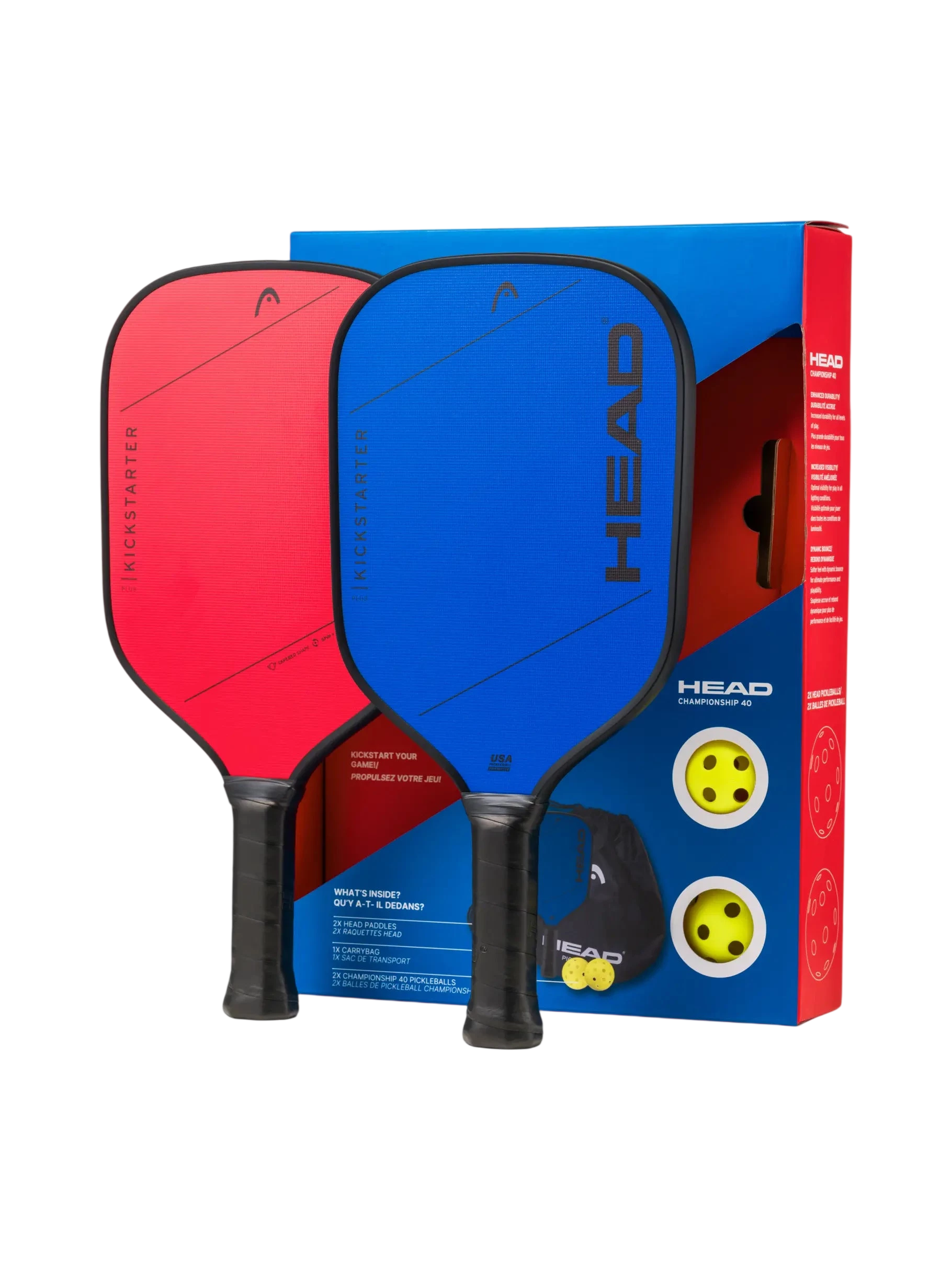 Pickleball Pack - Kickstarter, front view on white background