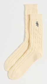 Cable Knit Socks