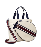 Striped Tennis Tote