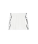 Tech Piqué Logo Stripe Tennis Skirt