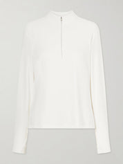 Amren Stretch Jersey Half-Zip Top