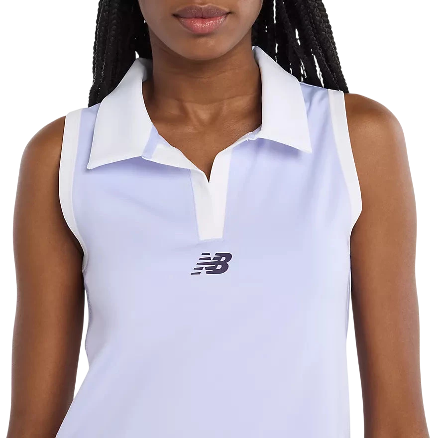 New Balance Tournament Skirt in black on a white background